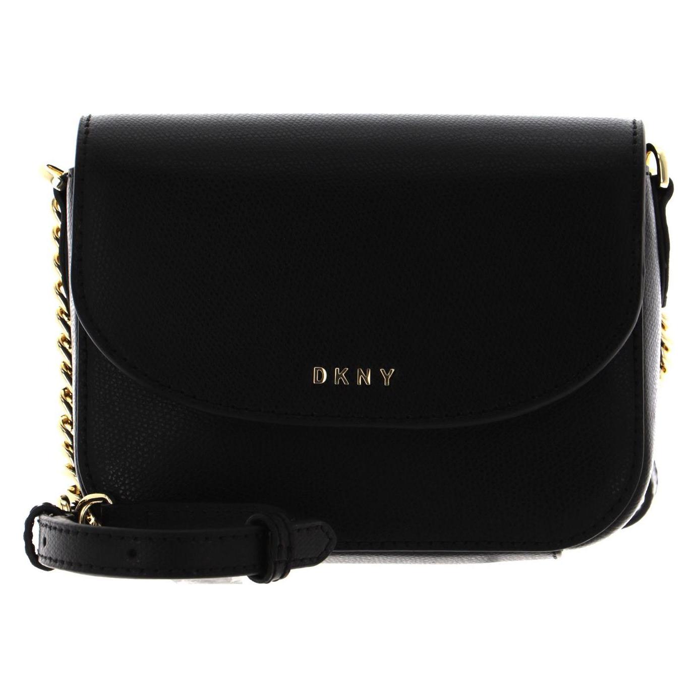 Dkny, Damen, Handtasche, Felicia Flap Crossbody Bag, Schwarz