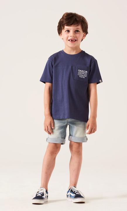 Image du produit Garcia T-shirt bleu avec poche poitrine (116, 122)