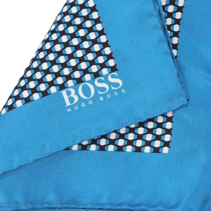 Produktbild BOSS Einstecktuch Logo Seide