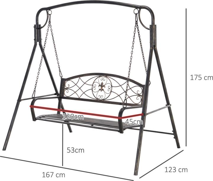 Image du produit Outsunny Balançoire de jardin