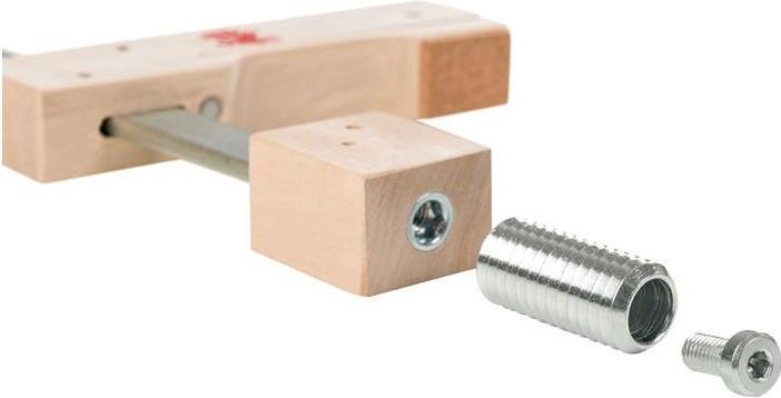 Produktbild Klemmsia Adapter Basic Mini Spannweite 150 mm Ausladung 110 mm passend für Bohrung 20mm + Profilschiene (150 mm)