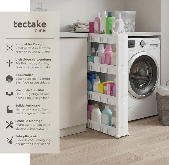 Produktbild tectake Nischenregal (12 x 10.50 x 101 cm)