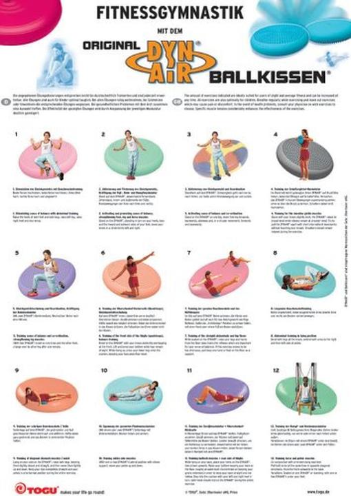 Actual product image Togu Dynair Senso ball cushion