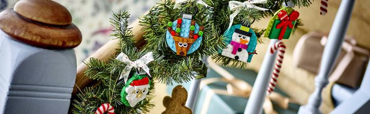 Actual product image LEGO Various Christmas tree decorations