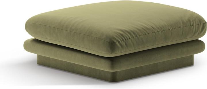 Actual product image Micadoni Pouf, "Torino", 1 Seat, 80x80x41 Made in Europe (Sofa stool)