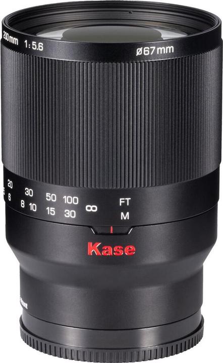 Image du produit Kase 200mm f/5.6 MC Reflex Objectif à miroirs pour Sony E-Mount (Sony E, APS-C / DX, Plein format)