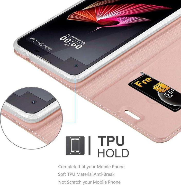 Actual product image Cadorabo Book Classy Style Cover (LG X Screen)