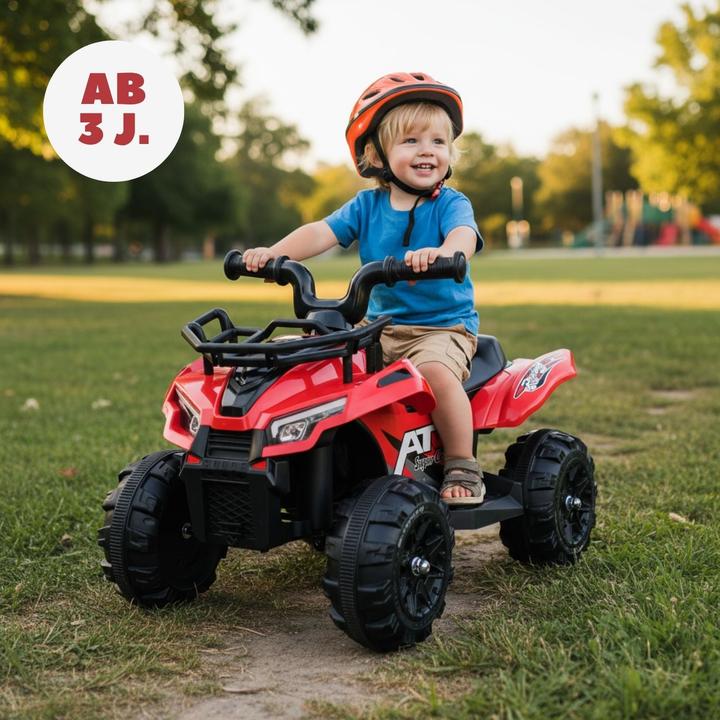 Actual product image Hermex Elektro-Quad für Kinder Kinderfahrzeug Elektrofahrzeug Spielzeug ATV (6 V)
