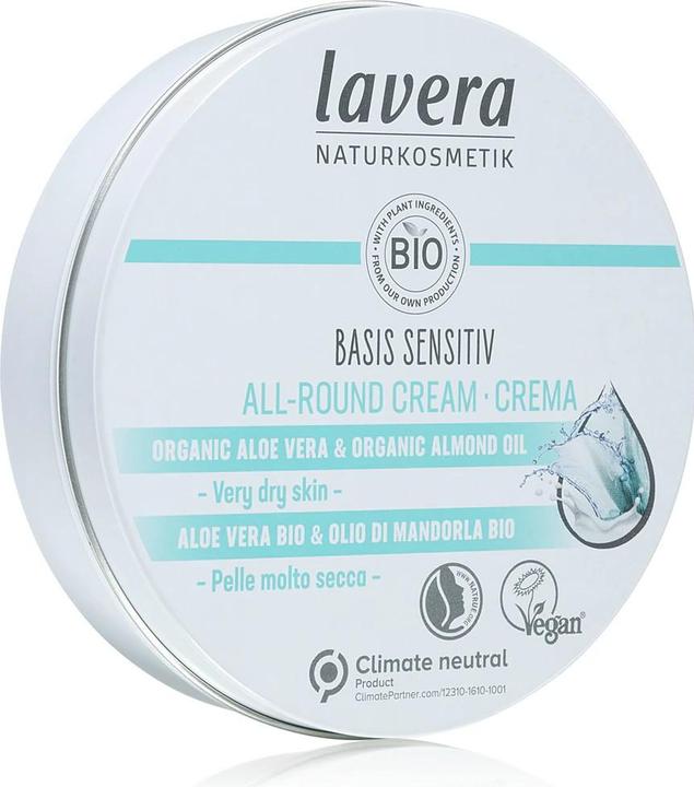 Lavera Basis Sensitiv Intensive Body Cream (All-Round Cream) 150 ml (Körpercreme, 150 ml)