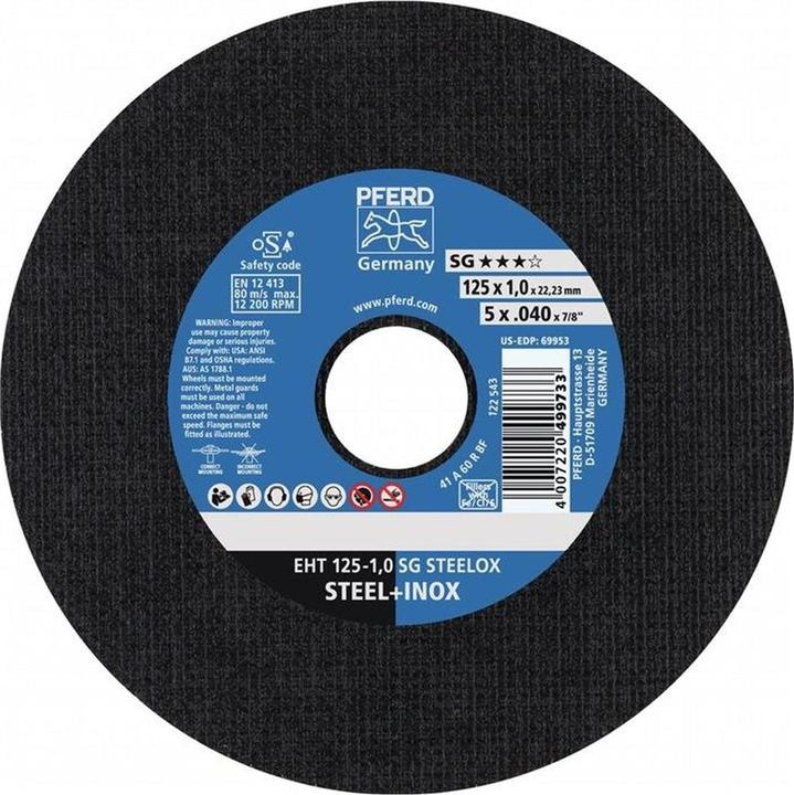 Immagine prodotto Pferd Disco da taglio EHT 124 SG STEELOX