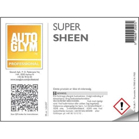 Autoglym, Accessori per pulizia auto, Etichetta Super Sheen