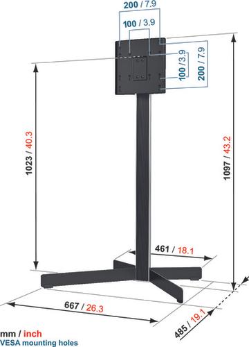 Produktbild Vogels Eff 8230 (Universal, 40", 30 kg)