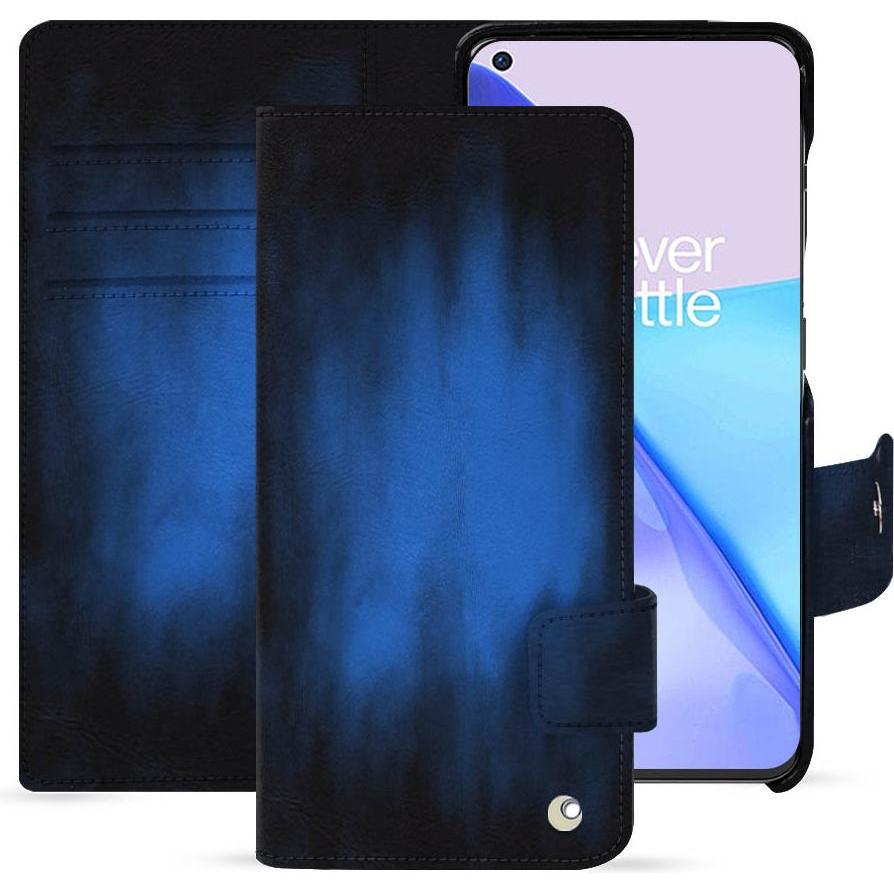 Noreve Lederschutzhülle OnePlus 11 (OnePlus 11), Smartphone Hülle, Blau
