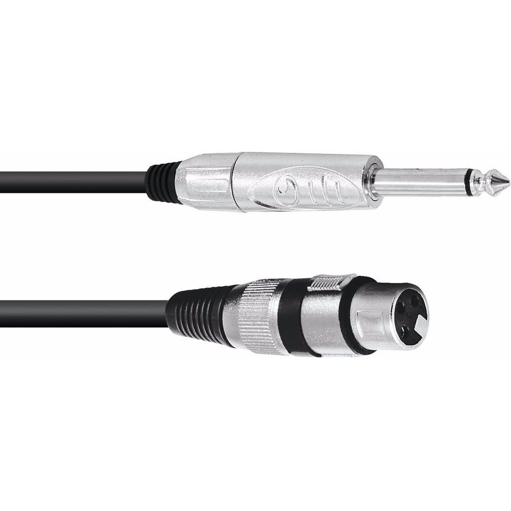 Omnitronic Adapterkabel (5 m, 6.3mm Klinke (Jack), XLR), Audio Kabel