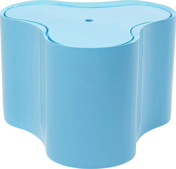 Kare Design Beistelltisch Lotus Hellblau 35cm