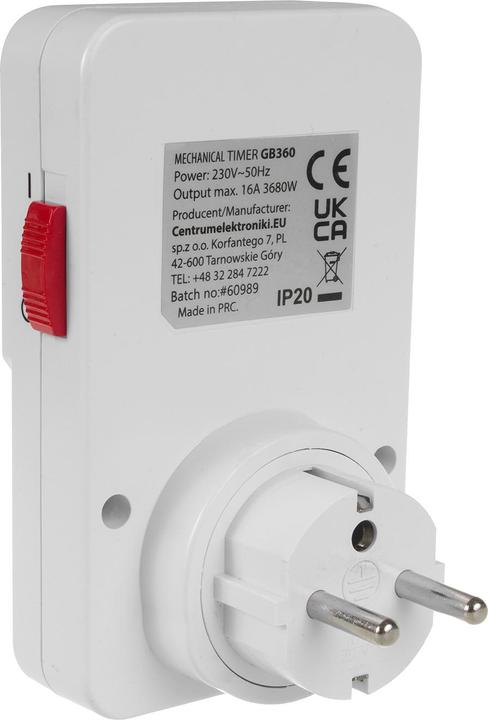 Productafbeelding Greenblue Programmierbare Zeitschaltuhr analoger GB360 E