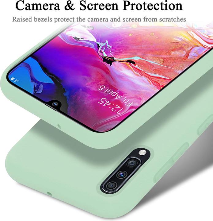Produktbild Cadorabo TPU Liquid Silicone Case Cover (Samsung Galaxy A70S, Samsung Galaxy A70)