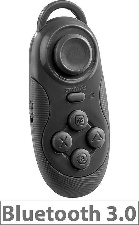 Immagine prodotto Auvisio Set di 2 mini controller di gioco a batteria e telecomando (Android, Windows)