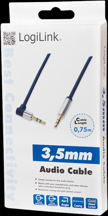 Produktbild LogiLink CA Anschlusskabel (0.75 m, 3.5mm Klinke (AUX))