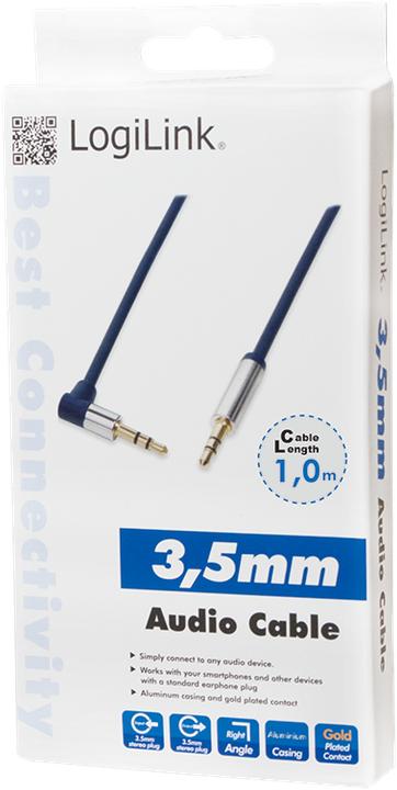 Image du produit LogiLink jack 3,5 mm - jack 3,5 mm (1 m, Câble AUX)
