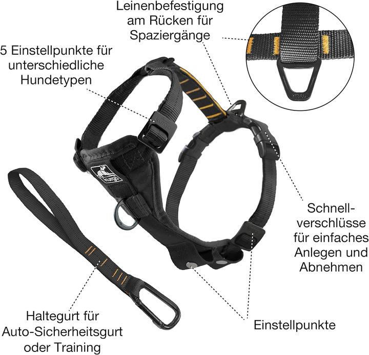 Immagine prodotto Kurgo Tru-Fit Smart Harness (S, Cane, Generale, Jogging, Passeggiare, Sport cane)