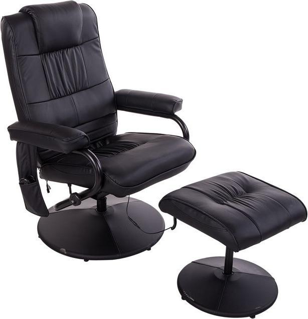 Produktbild Swisshandel24 Relaxliege mit Liegefunktion Massagesessel Fernsehsessel TV Sessel mit Massagefunktion inkl. Hocker