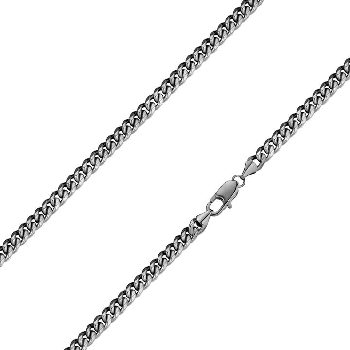 Produktbild True Rebels Kette Edelstahl gunmetal - 38480 (Edelstahl)