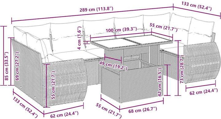 Produktbild vidaXL Daniel