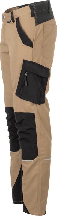 Actual product image Planam Work trousers Norit 6403, sand/black, size 46 (46, 46)