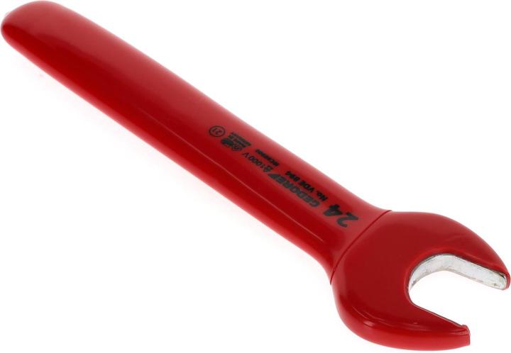 Image du produit Gedore Clé à fourche VDE, 24 mm, Acier au vanadium de haute qualité, Conforme à la norme EN 60900/IEC 60900 (24 mm)