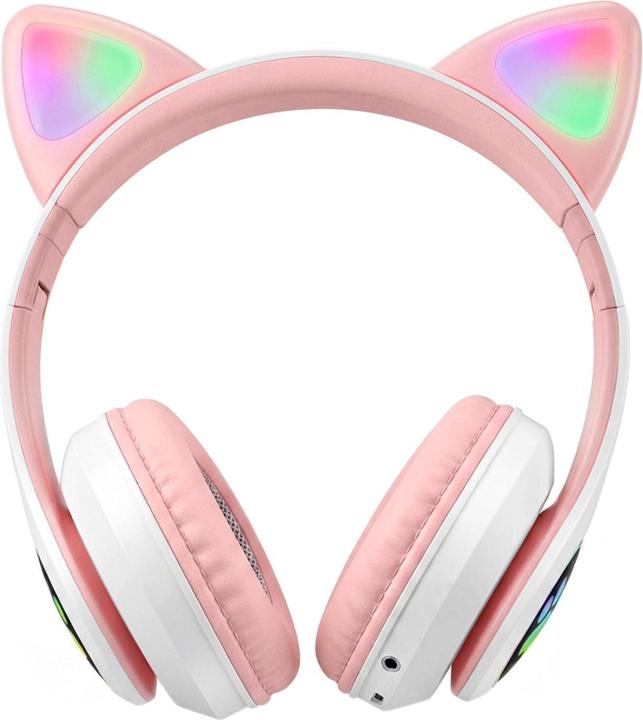 Produktbild Avizar Bluetooth Kinderkopfhörer Katzenohren