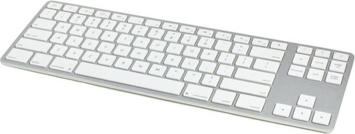 Matias Wireless Keyboard US QWERTY ohne Numpad für MacBook Silver (FK408BTS) (US, Kabellos)