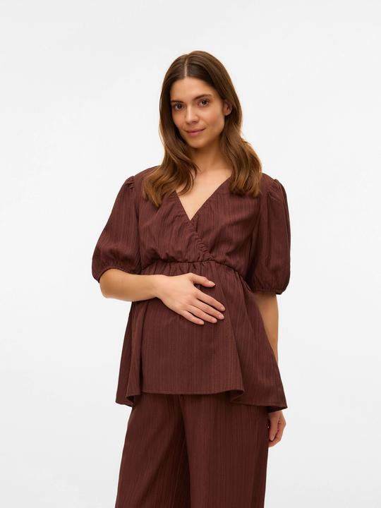 Produktbild Mamalicious Normal geschnitten Rundhals Top Bluse (M)