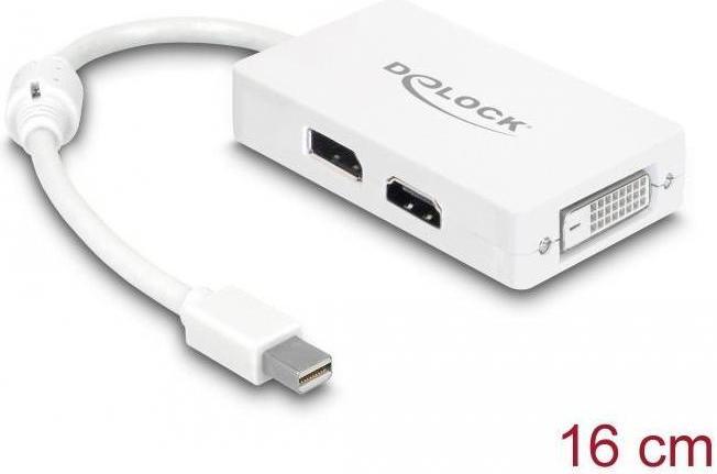 Produktbild Delock Mini DP zu (DP, DVI, HDMI, 10 cm)