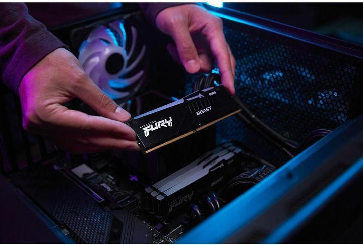 Actual product image Kingston FURY Beast RGB (2 x 16GB, 6000 MHz, DDR5-RAM, DIMM)