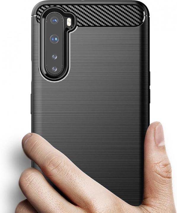Actual product image Screenguard OnePlus North Hull Carbon Brushed Soft TPU (OnePlus North)