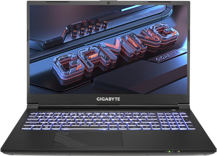 Gigabyte NB GBT G5 KF-E3DE313SD 15,6 i5 DOS FHD 144Hz (15.60", Intel Core i5-12500H, 16 GB, 512 GB, NL)