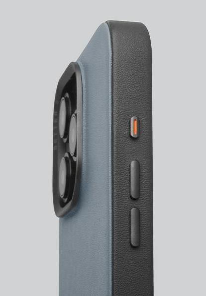 Actual product image Uniq case Lyden DS iPhone 15 Pro Max 6.7" Magclick Charging żółto-szary/canary yellow-flint grey (Apple iPhone 15 Pro Max)