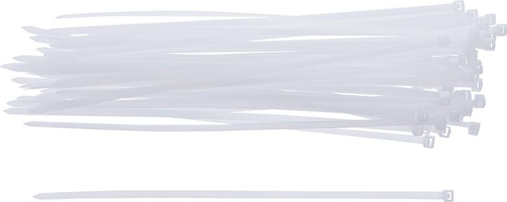 Produktbild BGS Kabelbinder-Sortiment weiss 4,8 x 250 mm 50-tlg. (250 mm, 50 Stk.)