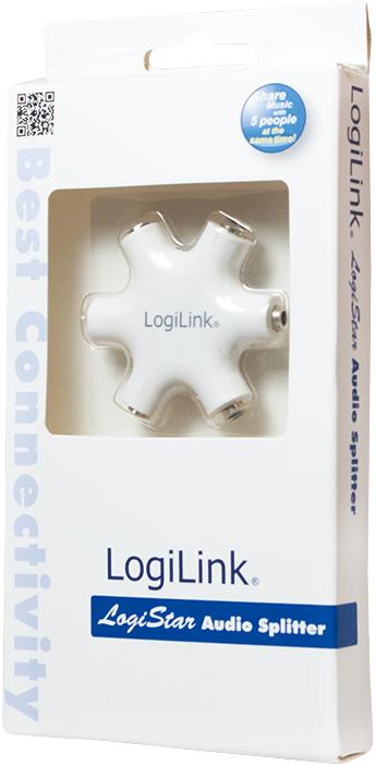 Actual product image LogiLink Audio Splitter (Jack adapter)