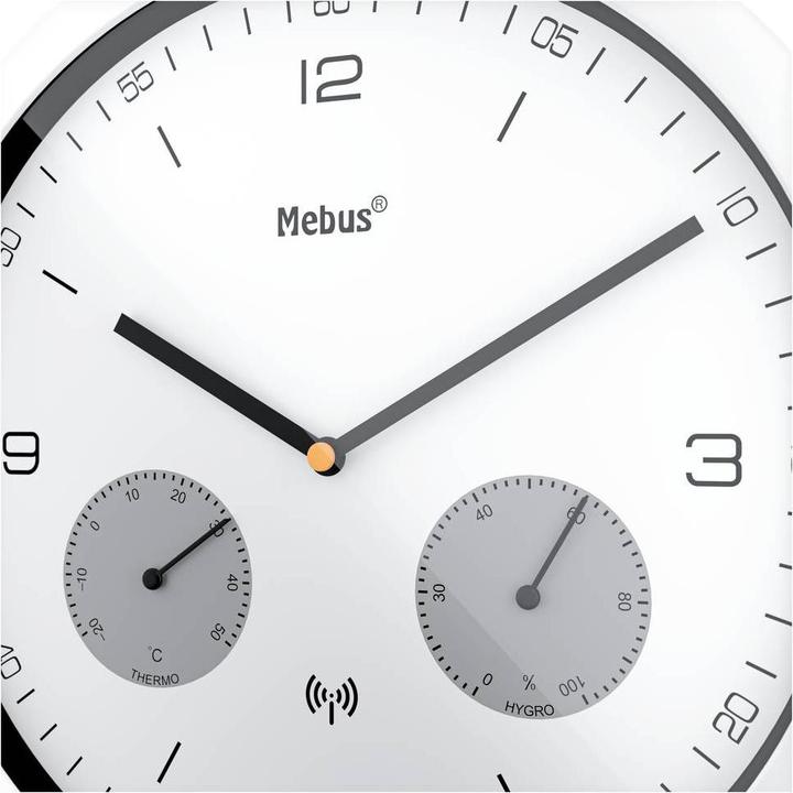 Produktbild Mebus Funk Wanduhr Lernbausatz 52826 (26 cm)
