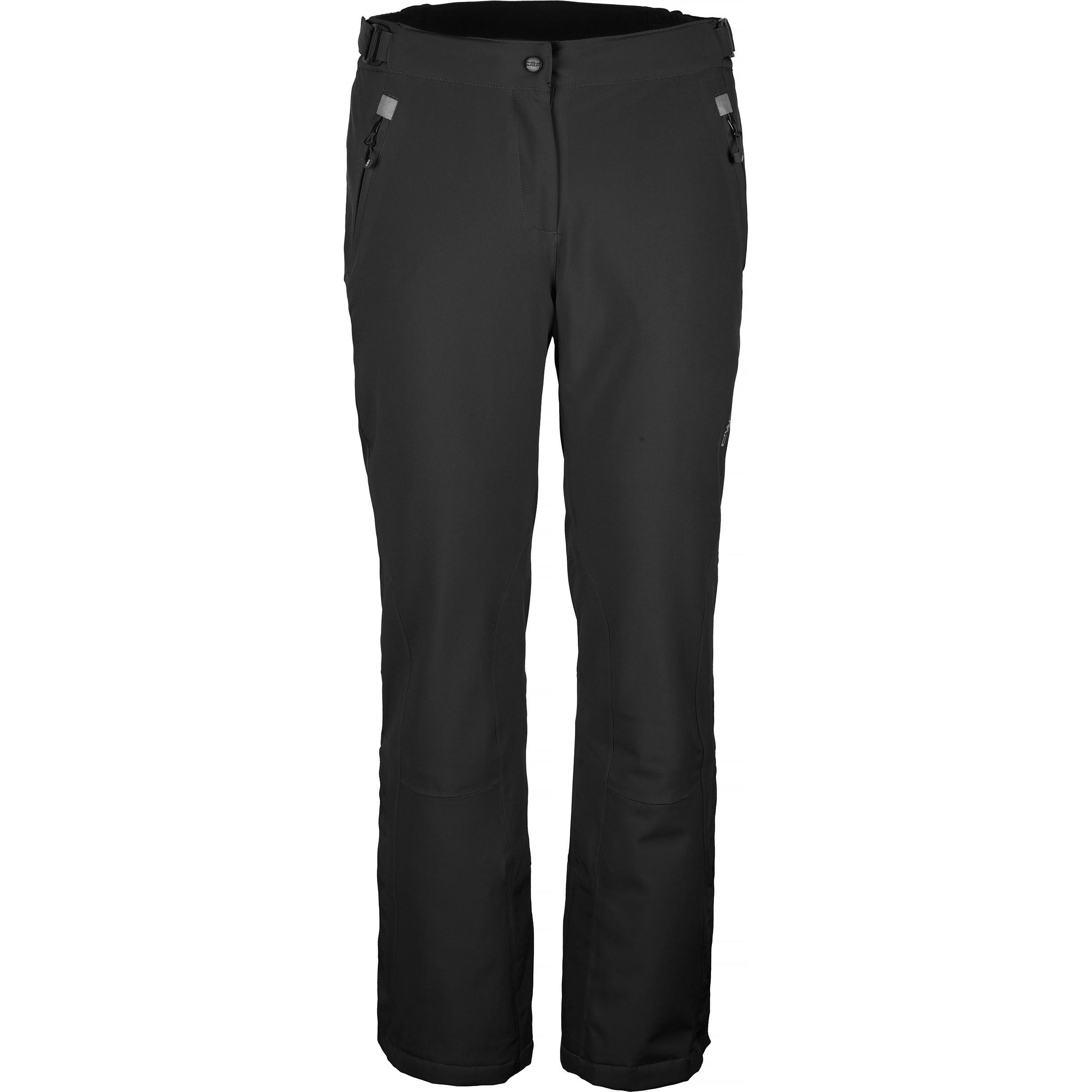 CMP Campagnolo, Damen, Skihosen, 4 Stretch Skihose (40, M, L), Schwarz, 40, L, M