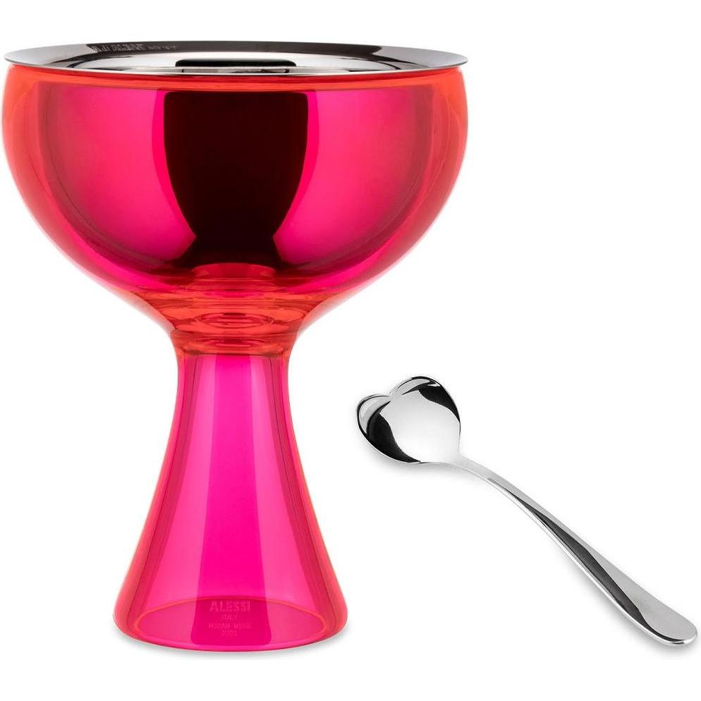 Alessi Big Love, Schüssel + Schale, Pink