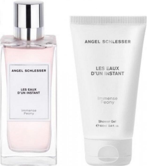 Actual product image Angel Schlesser Les Eaux D'Un Instant Immense Peony Eau De Toilette Spray 100ml Set Of 2 Pieces (Perfume set)