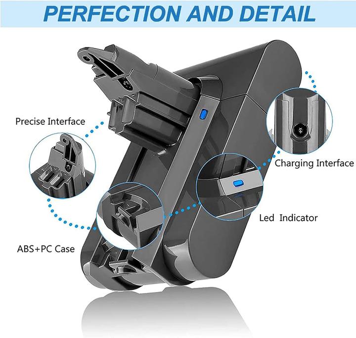 Produktbild Bonadget V6 Ersatzakku fuer Dyson 4.6Ah