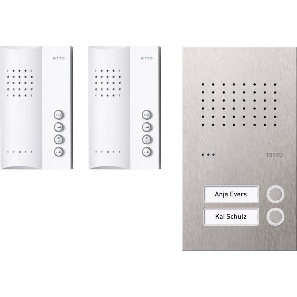 Thumbnail - Schneider Electric, Klingel + Türsprechanlage, AceropurAudioSetWEedelstahl/weiss