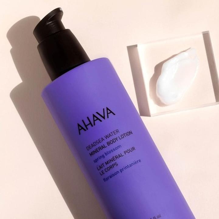 Actual product image Ahava Mineral body lotion "spring bloosom" - Nourishing body lotion with spring fragrance (Body lotion, 250 ml)