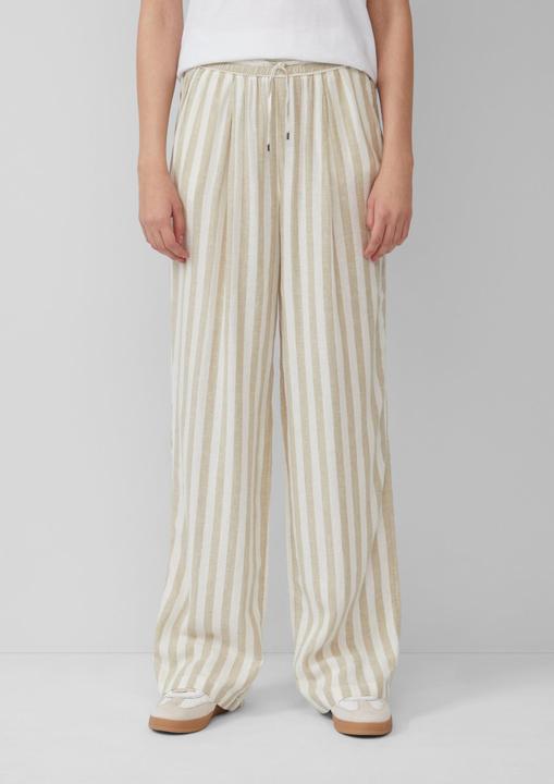 Image du produit S.Oliver Hose Leichte Leinenmix-Hose mit Elastikbund (46)