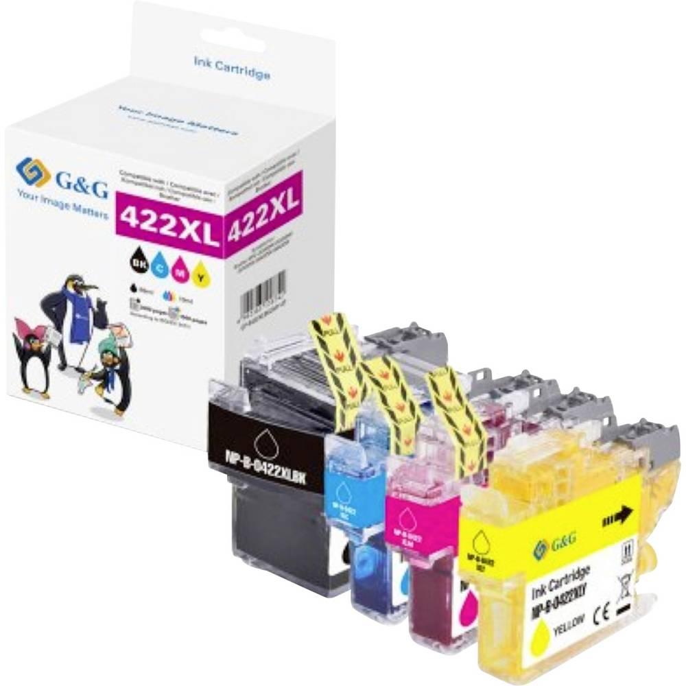 G&G, Cartucce, Tinte Kombi-Pack Kompatibel GP-B422XLBKCMY-4P (FC)