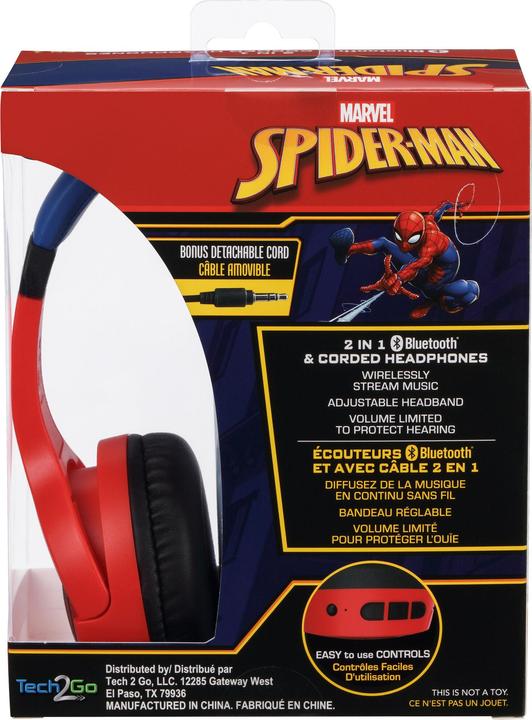 Actual product image Watchitude Ekids - Marvel Spiderman Bluetooth Headphones
